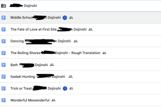 translate the sfw or nsfw dojinshi you wanna read to english