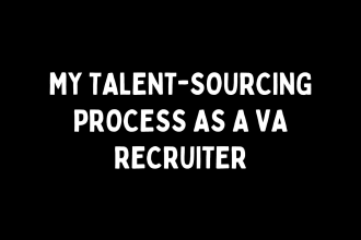 be your expert recruitment sourcer VA