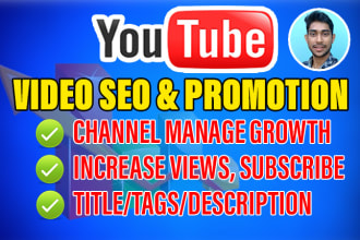 do best youtube video SEO optimization and channel growth manager