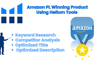 hunt winning products for amazon pl using helium tools