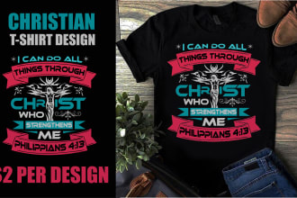 do bible verse and typography christian t shirt design