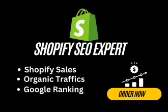 do shopify seo for e commerce store for top google ranking