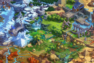 bring your game world to life with fantasy map design