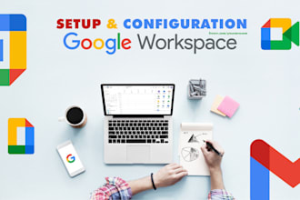 professionally setup google workspace email, gmail, g suite