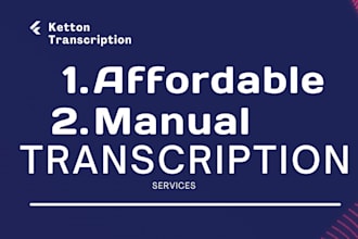 manually transcribe english audio