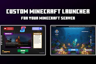 make a custom launcher for your minecraft server
