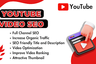 do youtube videos and channel SEO to improve organic rank