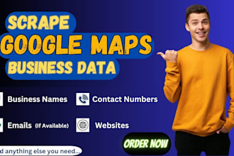 scrape google maps for business data with emails