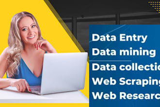 do professional data entry, excel and copy paste with 5 years experience