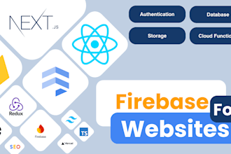 integrate and build firebase push firestore firebase studio in react next js