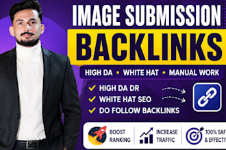 provide high quality image submission backlinks
