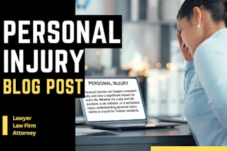 write an engaging seo optimized personal injury blog post for lawyer law firm