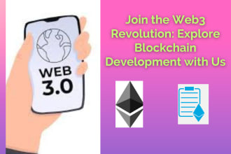 create blockchain, web3 ,dapp ,mobile and web applications