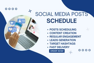 write and schedule your social media posts