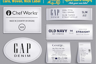 do care label, cloth label, wash label, neck label, sticker