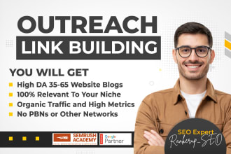 do seo backlinks building through blogger out reach for sites with real traffic