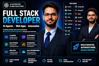 build ai agents, chatbots and rag applications