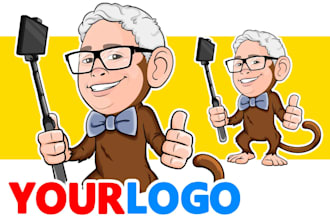 do creative animals logo for you with my on creativity
