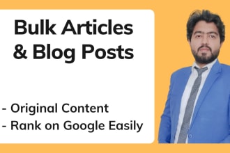 write bulk articles and wordpress blog posts