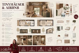 create a complete interior design, moodboard and shoppinglist