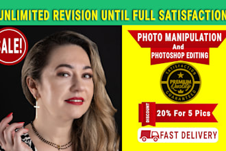 do realistic photoshop editing and photo manipulation