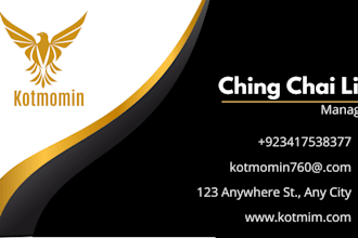 do professional visiting card and business and birthday card