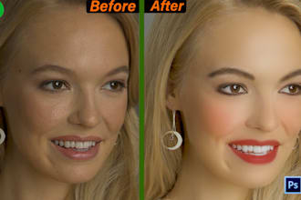 face and skin retouching,portraits and any photoshop editing