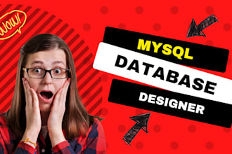 design mysql, sql and oracle optimized database, fix bugs, write custom queries