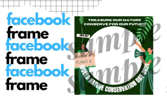 do your custom facebook frame