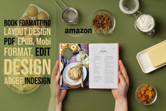 design your cookbook, ebook formatting for recipe book