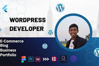 build responsive wordpress website design and wordpress blog