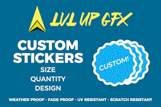 print your custom stickers and decals in bulk quantities