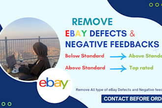 remove your ebay account defects and negative feedback