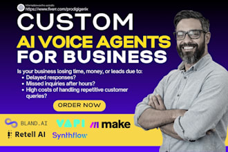 setup ai voice agent for customer support, cold ai voice calling for business