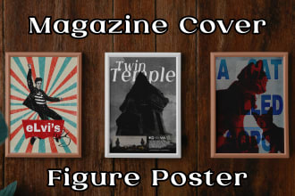 do awesome magazine cover and figure poster design services