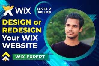 design wix business website or redesign wix website