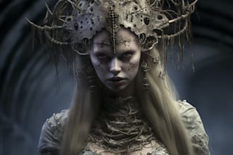make horror fantasy style
