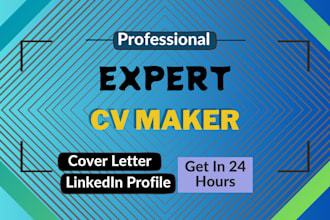 craft, edit, and design executive ats resume template and cl as your cv maker