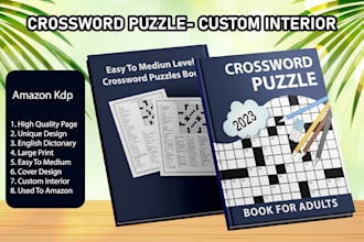 make crossword puzzle book for kdp