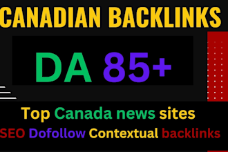 boost canada SEO ranking high quality canadian backlinks