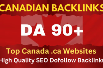boost canada SEO ranking with high quality canada backlinks
