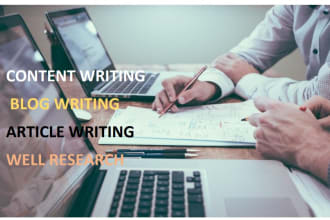 your freelance content writer and blog writer