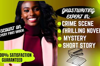 ghostwrite crime thriller novel horror fiction short story mystery ebook writer