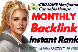 do white hat off page SEO backlinks for cbd, cannabis, vape, pod, and marijuana
