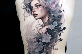 create unique custom tattoo design
