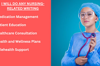write any nursing related content