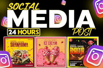 design awesome, amazing social media posts for any platform