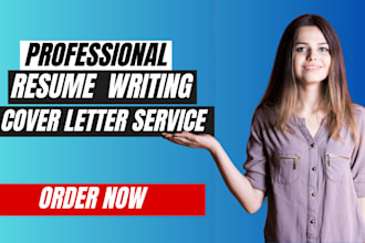 provide professional resume writing service and CV writing, cover letter