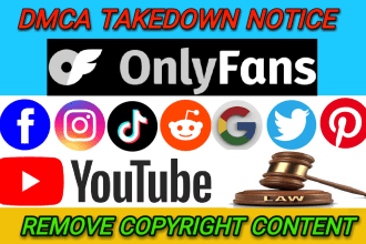 remove infringing content twitter reddit instagram tiktok  google under dmca