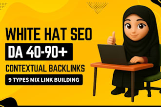 mix foundation SEO links with 6 types, web2 0,social bookmark, profile backlinks